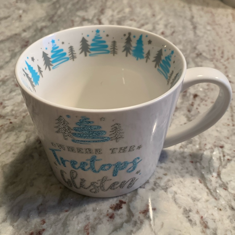 “Where The Tree Tops Glisten” Mug